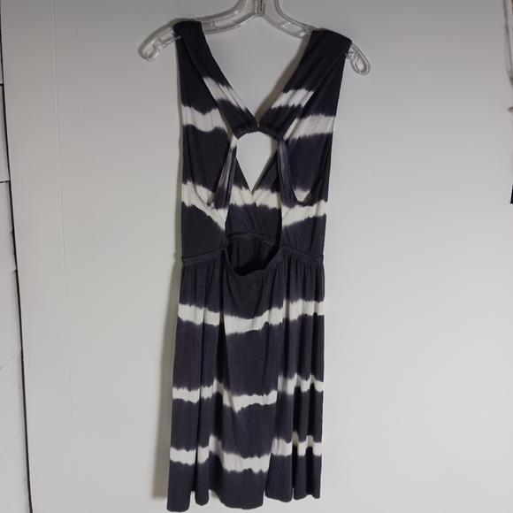 Tie-Dye Sleeveless Dress Blue and White Size M - Picture 2 of 4